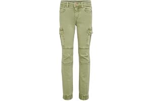 Kids Only KONMISSOURI REG ANK Life Cargo PNT Noos Jeans, Oil Green, 152 para Niñas