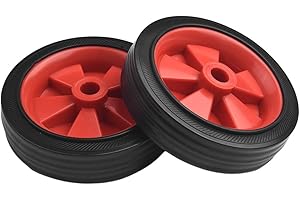 LVYXON 1 paio di ruote girevoli, kit di ricambio per compressore d'aria, accessori per ruote girevoli per compressori d'aria, antiscivolo da 5 a 6 pollici ShoFor CKproof (12,7 cm)