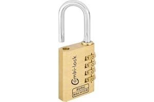 Burg-Wächter Verstellbares Zahlenschloss, Combi Lock 80 40 M SB, Bügelstärke: 6,5 mm