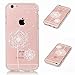 Produktbild Apple iPhone 6S Hülle,MUTOUREN iPhone 6 Handytasche Ultra-dünne Acryl Schutzhülle Tasche Kristall Transparent Silicon TPU Schutz Protective Telefon Case Cover für Apple iPhone 6/6S-Löwenzahn