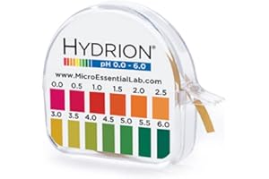 YIKKI Hydrion S/r Dispenser 0.0-6.0 Ph Range 96-15 Ft Roll w/Color Chart/Dispenser