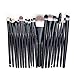 Produktbild Contever® 20 Stück Holz Make up Pinselset Makeup Bürsten Foundation Lidschatten Eyeliner Lippen Pinsel Kosmetik Brushes