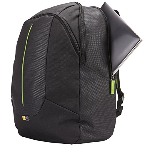 Case Logic Prevailer Rucksack für Notebooks bis 43,9 cm (17.3 Zoll) schwarz/grün - 8