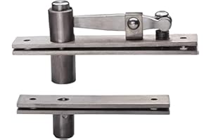 TamBee Türscharniere Schwerlastscharniere für Holztüren 360 Grad Drehung Schwerlast unsichtbar Scharniere für schwere Türen Schaft Edelstahl Drehscharnier