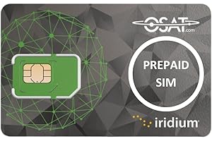 OSAT Iridium Satellite Carte SIM prépayée | Couverture mondiale | Communication fiable | Fonctionne avec les appareils Iridium | Utilisation d’urgence et à distance