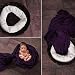 Ouneed Cute 4 PC Newborn Photography Basket Filler Wheat Donut Posing Props Baby Pillow
