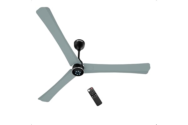atomberg Renesa Halo Smart 1400mm BLDC Ceiling Fan with IoT & Remote 5 star High Air Delivery Low noise operation LED Speed Indicator Sleek Design 3 Year Warranty Misty Teal