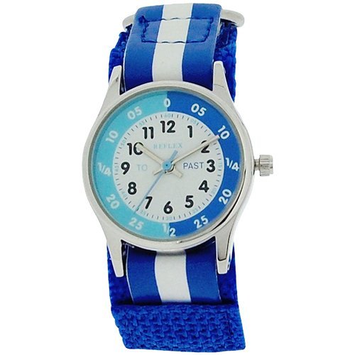 Reflex Unisex Kinder Analog Quarz Uhr mit Stoff Armband REFK0001