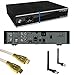 Produktbild Giga Blue HD ULTRA UE FULLHD Twin Sat Receiver LCD Display Linux USB LAN 2x DVB-S2 Gigablue 800 UE + WLan Mega Stick von PremiumX + 1,8m PremiumX HQ HDMI KABEL