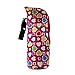 Durable Baby Thermal Feeding Bottle Warmers Bag Mummy Insulation Tote Bag Hang in the Baby Stroller,Pink Floral Pattern