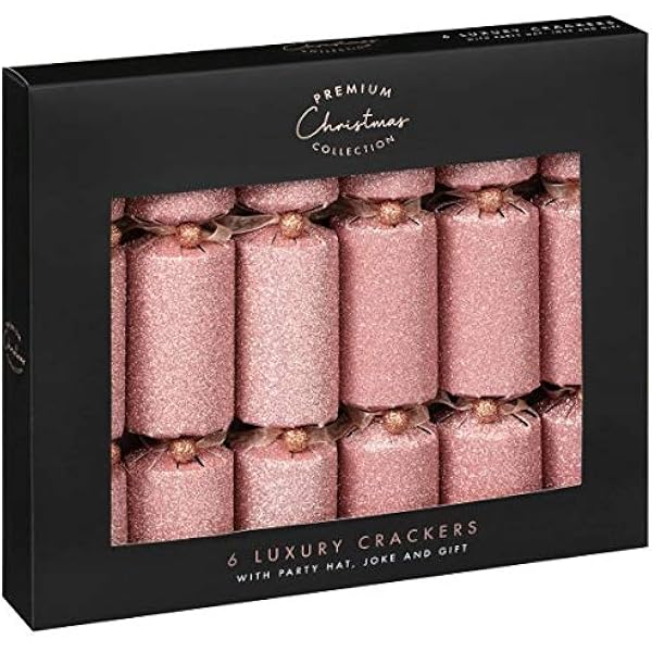 Christmas crackers rose gold Clearance