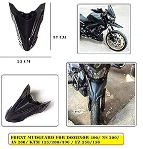 PA Front Mudguard Black for KTM 200