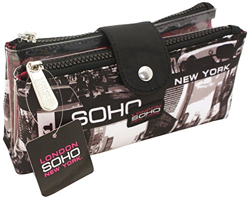 Soho City Scape Double Pencil Case