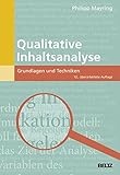 Qualitative Inhaltsanalyse: Grundlagen und Techniken (Beltz Pädagogik) by 