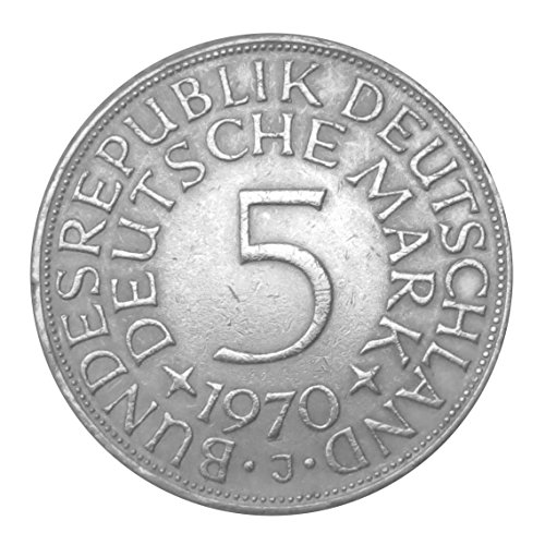 Preisvergleich Produktbild 5 DM Silberadler 1970 Die bundesdeutsche Legende Der Heiermann