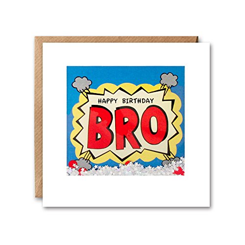 James Ellis Kapow Shakies Bro Tarjeta de cumpleaños