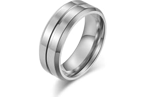 YAZILIND simple titanio acero banda anillo de los hombres anillos del día del padre cumpleaños joyería regalo