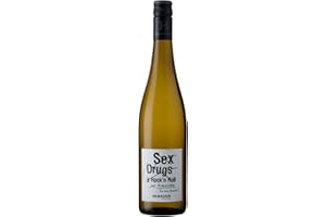 Emil Bauer Riesling "No Sex, Drugs & Rock'n' Roll" , Trockener Weißwein aus der Pfalz (1 x 0.75l)