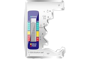 Digital batteritestare, LCD-display digital checker, universell batteritestare volt-testare för AA/AAA 9 V knappcellsbatterik