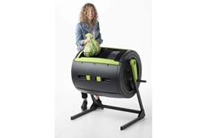 ORIGINAL ORGANICS Maze 245 Litre Compost Tumbler, Outdoor Composting, Garden Compost Bin