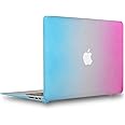 eWINNER Smart Rubberized Laptop Hard Shell Case Cover For MacBook Air 11" 11.6 Inch Model A1370 / A1465 - Rainbow