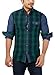 Rapphael Full Sleeve Slim fit Green Checked Shirt for men RS.799.00