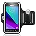 Produktbild Sportarmband, BEZ Wasserabweisendes Sport-Armband Armtasche Hülle mit Schlüsseltasche für Samsung Galaxy Xcover 4, Smartphone Fitness Armband für Laufen, Wandern , Radfahren , Reiten