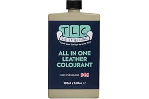 The Leather Clinic All in One Leather Colourant | Self Seal Leather Dye Repair Paint | Recolour Furniture, Sofas, Car Seats (Beige, 100ml)