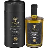 Villa TURQAN 500 ml Erken Hasat Soğuk Sıkım Memecik Nat&uuml;rel Sızma Zeytinyağı | Premium | Tek Bah&ccedil;e (2025/2026)