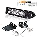 Price comparison product image 7 Inch 30W Spot Beam Single Row Slim Low Profile Led Work Light Bar Driving Fog Lights Lower Hidden Bumper Lamps For OffRoad Boat Marine Truck 4X4 4Wd Suv Atv Utv Van Motorbike Sport Pickup 12V-24V