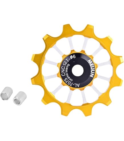 Puleggia Posteriore CNC Per Bici - Cuscinetto Ceramica 12/14T | Leggera Per MTB E Strada - Foto 2