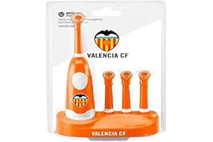 Valencia C.F. Valencia Cepillo de Dientes, Plateado, Talla única