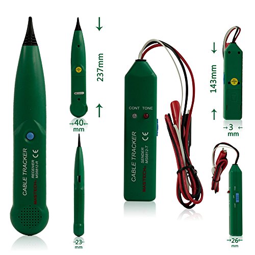 Olymstore MASTECH MS6812 Handheld Netzwerk-Kabeltester RJ Kabelfinder Draht Verfolger Finder f¨¹r Telefonkabel - 4