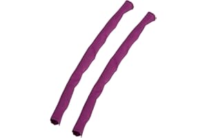 KFZR Baby Pushchair Strap Covers Grip Protector Buggy Replacement Handrail Hand Glove Infant Toddler Pram Bumper Stroller Bar Handle Sleeve (2 Pcs Purple)