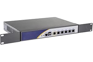 Micro Firewall Appliance, Mini PC, Pfsense Plus, Mikrotik, OPNsense, VPN, Router PC, Intel Celeron Quad Core J4125, HUNSN RS03k, AES-NI, 6 x Intel I226-V 2.5Gbe, 2 x USB, COM, VGA, 8G RAM, 128G SSD