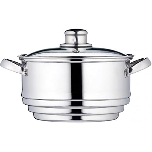 KitchenCraft Universal-Dampfgarer mit Glasdeckel