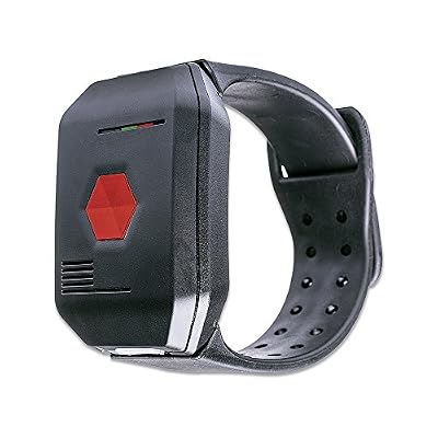 distyNotruf Neo Bracelet d'Urgence Mobile Bracelet d'Appel d'Urgence téléphone pour Seniors Bouton d'Appel d'Urgence pour Personnes âgées Bouton SOS Bouton d'Urgence avec Clip et Pendentif