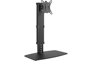 myWall HL 55 L stojak na monitory 17-32 cale (43-81 cm), do 8 kg, regulacja wysokości na 10 poziomach, wychylny, VESA: 75/100, czarny