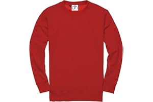 D&H CLOTHING UK Unisex Kids Sweatshirt Children Crewneck Jumper Pullover Boys Girls Age 3 to 13