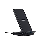 Anker PowerWave Stand - Chargeur sans fil rapide certifié Qi 10W pour Samsung Galaxy S9/8/7/+, compatible standard 5W iPhone 