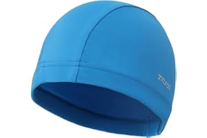 Zylioo Bonnet de bain surdimensionné XXL en tissu pour grandes têtes, bonnet de bain respirant à haute élasticité