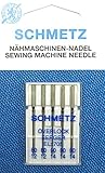 agujas overlock singer Estado: Nuevo. 5 Schmetz Overlock serger coser agujas Surtido (plano pistón) elx705 grosor 80/12/90/14