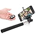 Selfie Stick for iPhone and Android Mobiles, DMG Selfie Stick Monopod with Clicker (Multicolour) RS.249.00