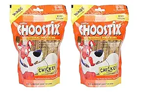 Choostix Chicken Dog Treat, 450g (Pack of 2)