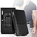 Produktbild (Black) Archos 55 Helium Plus-Hülle Schutzhülle tasche hulle case (PU) Leder-Gürtelclip-Beutel-Kasten-Schlag-Abdeckung Holster mit Magnet + versenkbaren Stylus Touchscreen penBy i-Tronixs