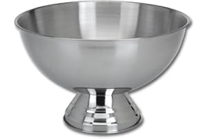 THE MAGIC TOY SHOP Sektkühler Edelstahl Champangerschale Kühler Champanger Wein Schale