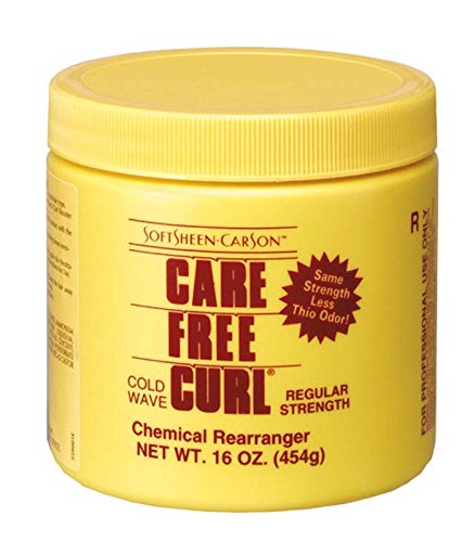 Softsheen Carson Care Free Curl Cold Wave Chemical Rearranger Regular Strength Creme Relaxer 454g
