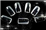500 Clear False Full Nail Acrylic Artificial Art Nails