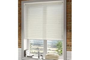 ESTORES BARATOS Venecianas Aluminio 25mm. Color Marfil. Medidas 120cm x 120cm. Elija una Medida Superior aproximada y contactaremos para su Ajuste sin Cargo.