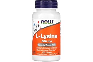 NOWFOODS Now Foods – L-Lysine 500mg | Essential Amino Acid Supplement – 100 Tablets